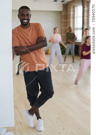 Dance instructor in dance studio 70940570