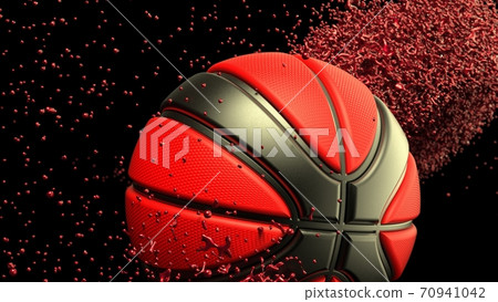 3D illustration of basketball 3D illustration of basketball 70941042