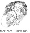 聖誕老人-單色- 70941856