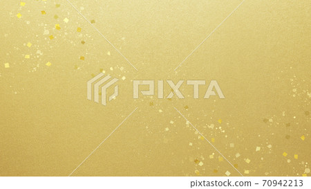 Simple background of gold leaf and gold powder-there are multiple variations 70942213
