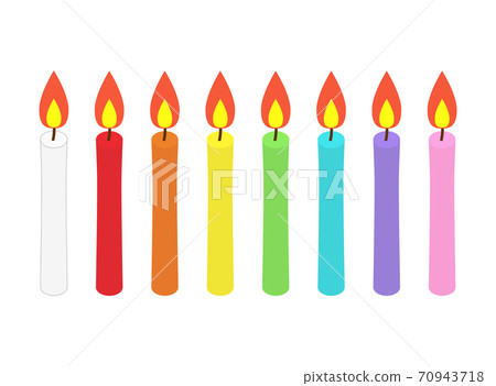 Colorful candle set Colorful candle set 70943718