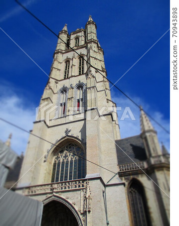 Belgian Ghent St. Bavo's Cathedral diorama style 70943898