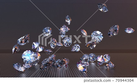 鑽石的3D插圖 鑽石的3D插圖 70944304