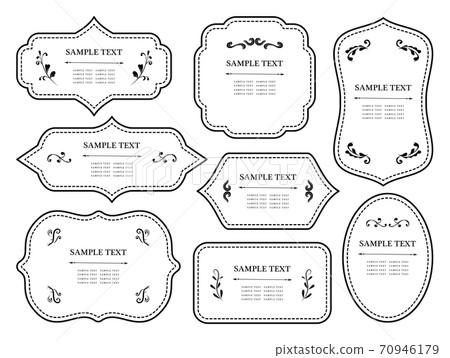 Antique frame decorative frame 70946179