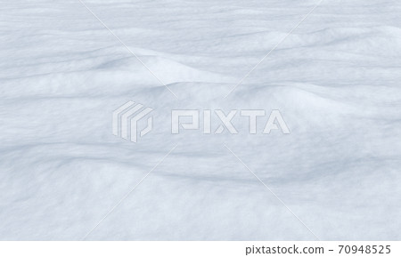 White snow field with bumps background. 70948525