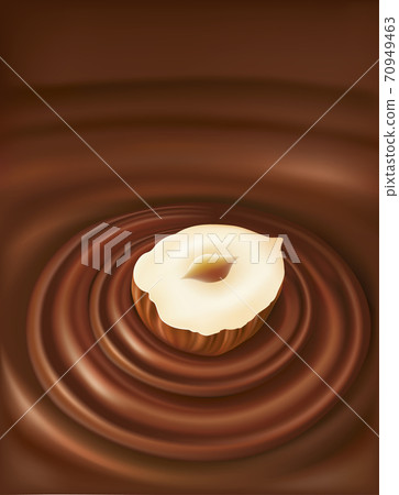 chocolate, splash, hazelnut 70949463
