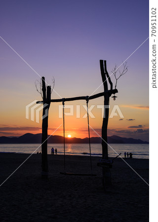 京都府由賀浦海灘Blanco Yurari Sunset 70951102