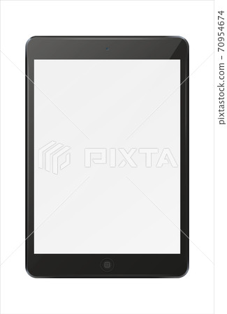 Tablet pc computer with blank screen. Tablet pc computer with blank screen. 70954674