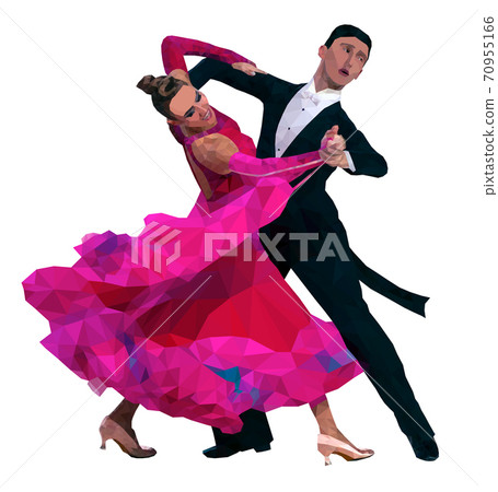 dancing couple in color image dancing couple in color image 70955166