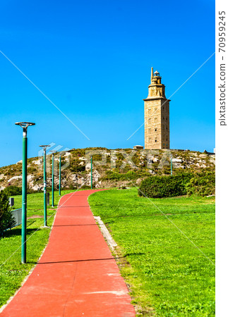 The Tower of Hercules in A Coruna, Spain 70959245