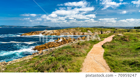 The Atlantic Seaside at A Coruna, Spain 70959247