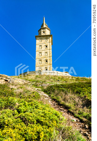 The Tower of Hercules in A Coruna, Spain 70959248