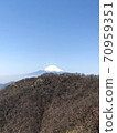 Mt. Fuji seen from the top of the mountain 70959351