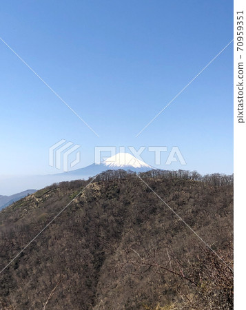Mt. Fuji seen from the top of the mountain 70959351