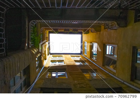 La Grande Traboule. Traboules are a type of passageway in the city of Lyon 70962799