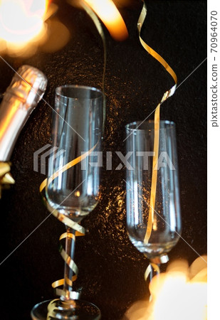 champagne glasses with sparkles champagne glasses with sparkles 70964070