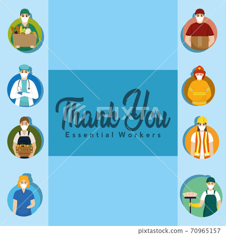 Team essential workers Team essential workers 70965157