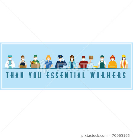 Team essential workers 70965165