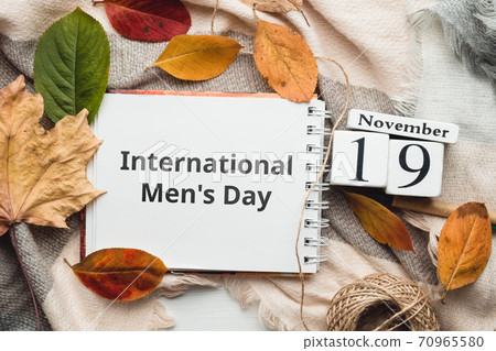 International Men Day of autumn month calendar November International Men Day of autumn month calendar November 70965580