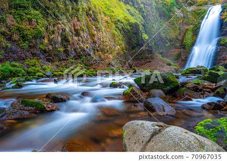 Autumn Akiu Otaki Slow Shutter [Miyagi Prefecture] 70967035