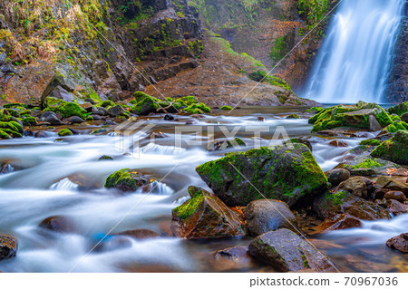 Autumn Akiu Otaki Slow Shutter [Miyagi Prefecture] 70967036