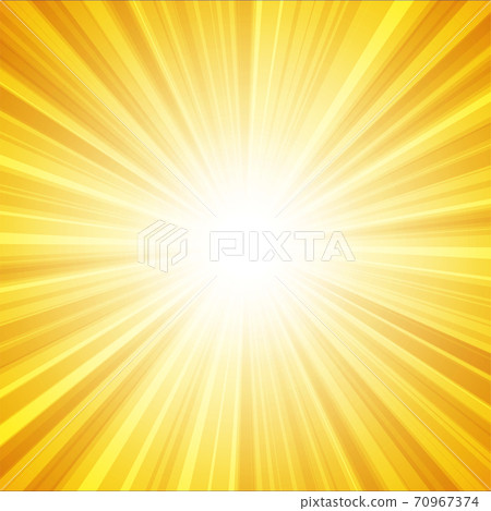 [Background image material] Radial light background Golden square [Concentrated line / sense of speed] 70967374