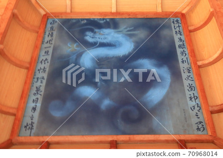 Ceiling painting (180 ° rotation, Hachiman Kamado Shrine) 70968014