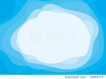 Blue gradient background material frame 70969175