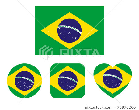 Brazilian flag variation set (no border) Brazilian flag variation set (no border) 70970200