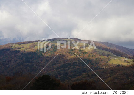 Yokone Plateau in Autumn (Mt. Hobo and Highland Lodge) 70970803