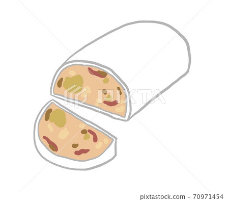 Stollen illustration material - Stock Illustration [70971454] - PIXTA