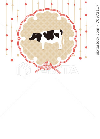 側身牛在雪環上 側身牛在雪環上 70972117