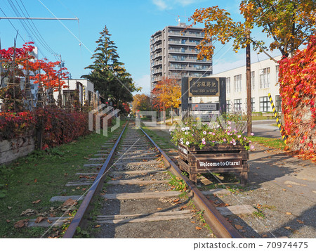 小樽前JNR手宮線人行道 小樽前JNR手宮線人行道 70974475