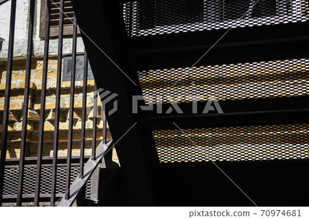 Stairwell in a modern building Stairwell in a modern building 70974681