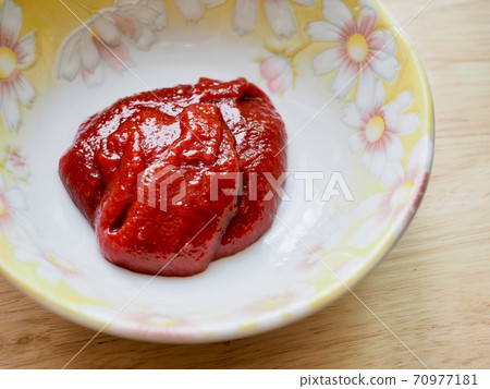 Korean traditional sauce gochujang 70977181