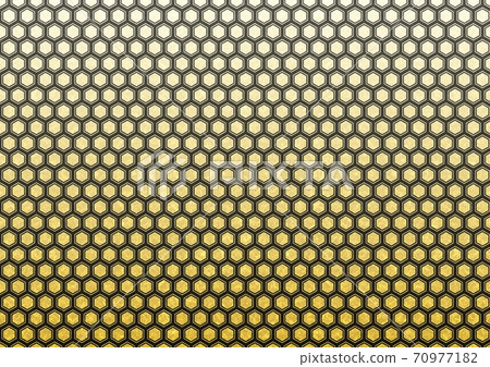 Small gold and black "turtle shell pattern" Japanese pattern, Japanese paper style background material Small gold and black "turtle shell pattern" Japanese pattern, Japanese paper style background material 70977182