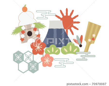 可愛的新年主題 70978087