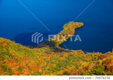 Autumn Nikko / Scenery from Hangetsuyama Observatory / Hatcho Dejima [Tochigi Prefecture] 70978256