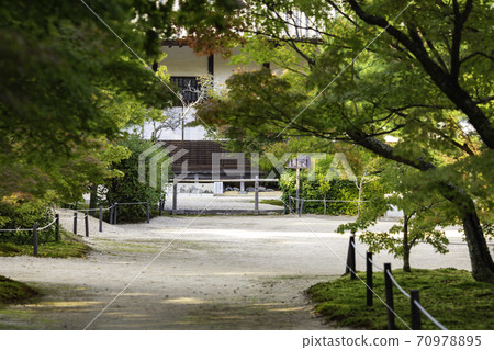 Take a walk in the shade of green trees in the fall of Iyama Hofukuji Temple in Soja City, Okayama Prefecture Take a walk in the shade of green trees in the fall of Iyama Hofukuji Temple in Soja City, Okayama Prefecture 70978895