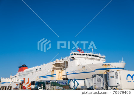 [Sanfurawa Furano anchored at Oarai Port] 70979406