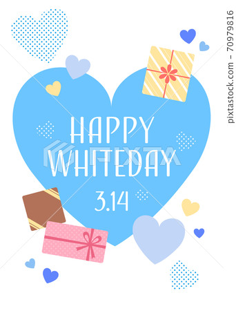 White day image illustration White day image illustration 70979816