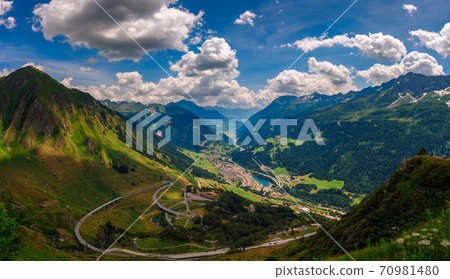 Chiosco Panorama San Gottardo in Switzerland Chiosco Panorama San Gottardo in Switzerland 70981480