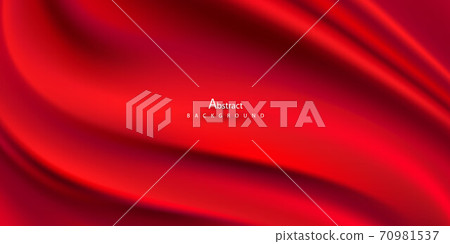 Abstract gradients, fabric red waves banner template background. Abstract gradients, fabric red waves banner template background. 70981537