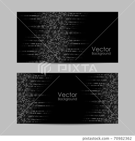 Set of banners with dots. Vector illustration 70982362