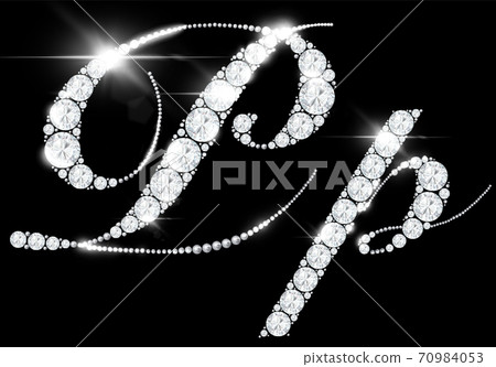 diamond letters from rock crystal alphabet 70984053
