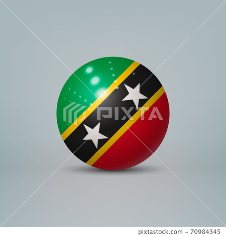 3d realistic glossy plastic ball or sphere with... - Stock Illustration ...
