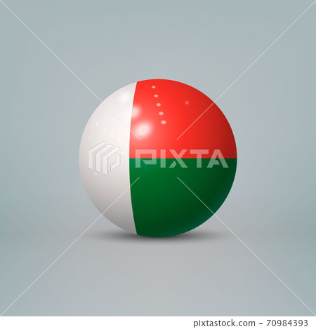 3d realistic glossy plastic ball or sphere with... - Stock Illustration ...