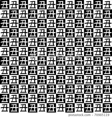 黑白方格圖案的每個正方形都表示“醜”的圖案圖案_第2部分。 70985119