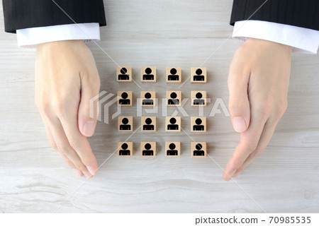 Image of securing and protecting human resources 70985535