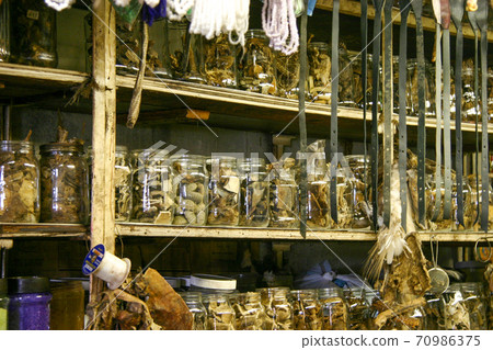 A store in Johannesburg that sells ingredients for medicines used in African traditional medicine 70986375